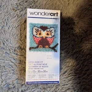 WonderArt Owl Latch Hook Kit